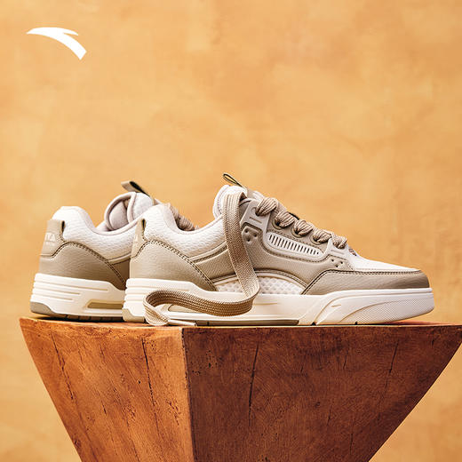 安踏骜杰板鞋男款透气2024新款经典潮时尚流运动休闲鞋112438040 商品图1