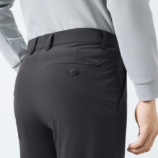 【含铜氨纤维】柒牌男士休闲裤夏季新款细纹肌理轻薄舒适商务长裤128H73650 商品图2