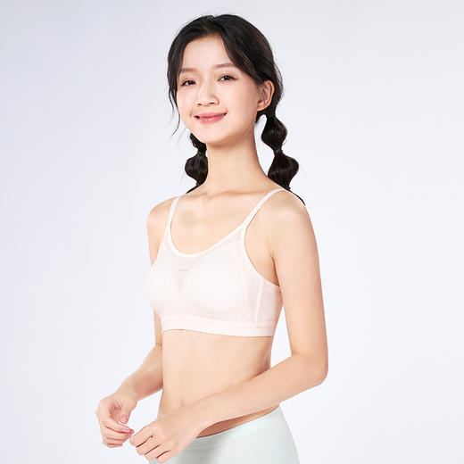 都市丽人内衣薄网布少女优选三阶无钢圈少女文胸BBH2Q8 商品图2