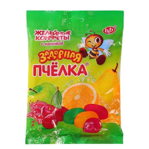 【跨境】爱比可牌 小蜜蜂多种口味果汁软糖  俄罗斯原装进口 果味浓郁 休闲小零食独立包装QQ糖 橡皮糖 商品图4