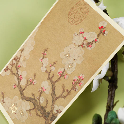 花窗藏喜贺卡：顺遂+长乐+美满+所愿—中国美术学院文创＆一艺之间居家好物送礼佳品 商品图4