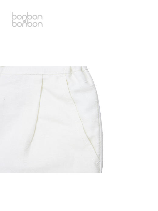 棉麻翻折边短裤 商品图2