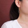 【漫天飞雪】S925银镀金珍珠流苏耳线【CW-EX00133】 商品缩略图3