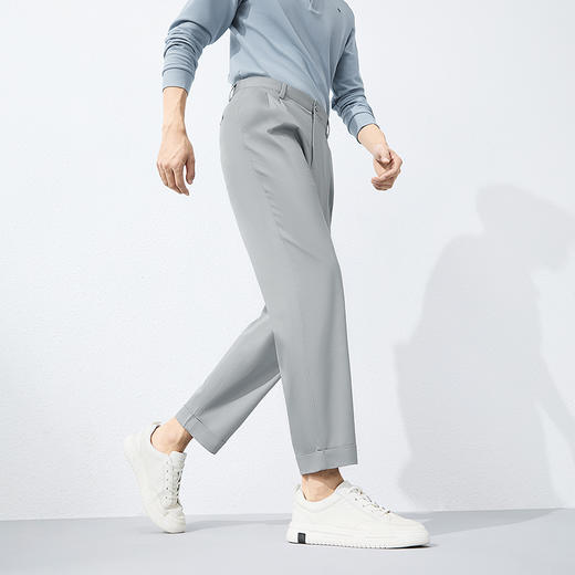 【含莱赛尔】柒牌锥形休闲裤男士2025春季新款舒适百搭九分萝卜裤128H73860 商品图2