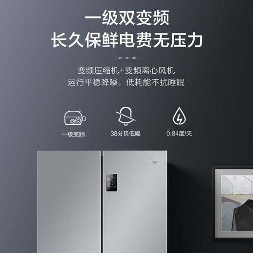 海尔（Haier）冰箱BCD-476WGHTDEDXM 商品图9
