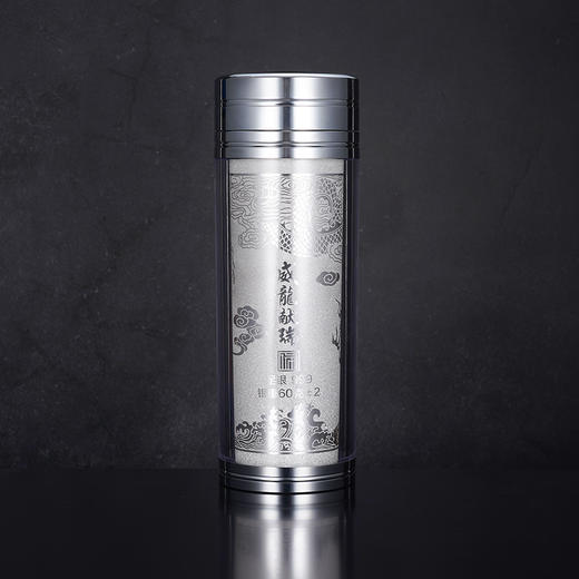 子佩集S999银【威龙献瑞】杯摆件【DLBJB045-60】纯银内胆原创作品泡茶杯2501 商品图0