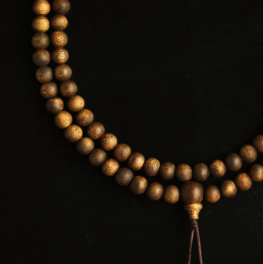 【青山特惠】7mm108颗 绿棋楠 沉香手链 15.3g c7 商品图5