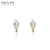 【极光】几何造型闪锆耳钉 商品缩略图1