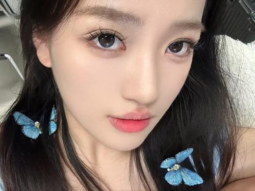 【半年抛中直径】Lulualice-亮蓝灰-14.2mm【半年抛 0-1000度 有525/575】 商品图6