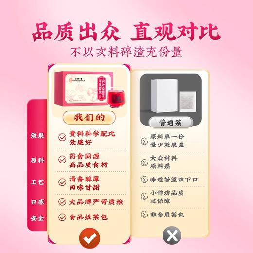 北京同仁堂 内廷上用 苹果玫瑰荷叶桑葚茶 150g(5G*30) 商品图2