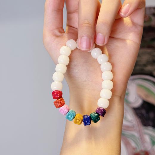 敦煌【彩虹醒狮手串】敦煌风中式祈福彩虹多宝高级感闺蜜手串 商品图3