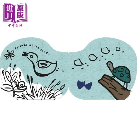 【中商原版】洗澡书 鸭子 Duck & Friends 英文原版 低幼亲子绘本 幼儿图画书 儿童活动与玩具书 游戏书 宝宝书 进口童书 商品图2