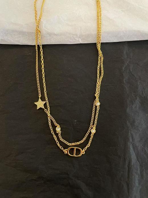 迪奥星星CD图案双层项链（XTY） 商品图6