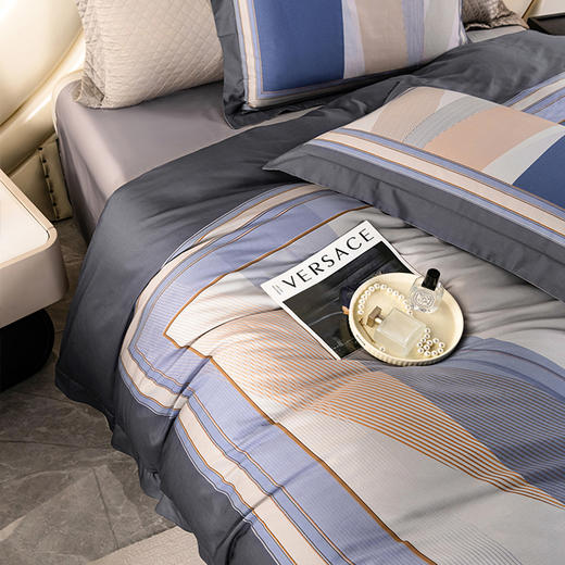 【春上新】10楼  安睡宝 长绒棉数码印花四件套-雷克斯   吊牌价2799~3199元  活动价999~1399元 商品图2