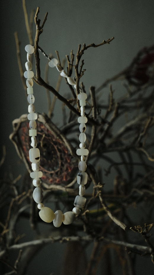 水草玛瑙淡水珍珠项链 商品图5