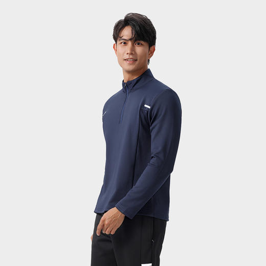 跃牌【PF系列】春秋新款半拉链运动长袖T恤男卫衣投篮服健身户外上衣61183 商品图2