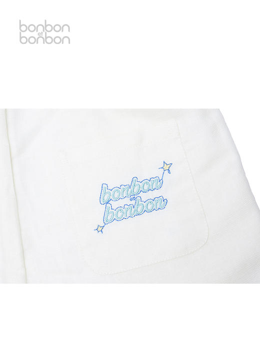 棉麻翻折边短裤 商品图3