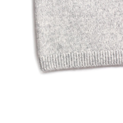 高领宽松短款套头羊绒衫 商品图3