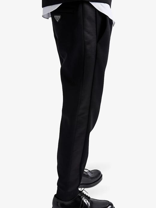 P.R.D 秋冬加绒厚款尼龙侧骨拼接装饰长裤卫裤 WK783 商品图1