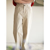 牧衣游原创 净色棉质裤子新款宽松舒适质朴纯棉百搭休闲裤 采香居 商品缩略图3