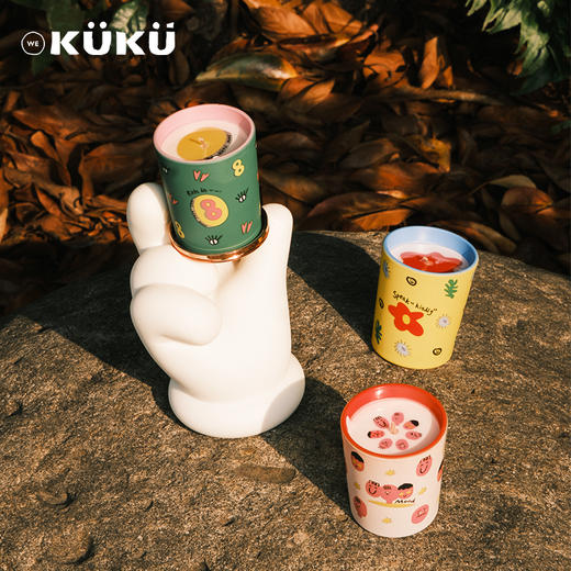 WEKUKU 拿捏系列香薰蜡烛礼盒室内家用节日送礼 商品图2