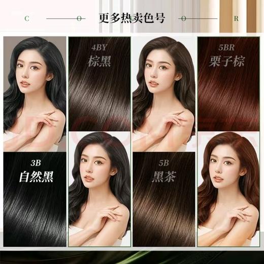 章华生态染发霜3.0自然黑色140ml-6581 商品图4