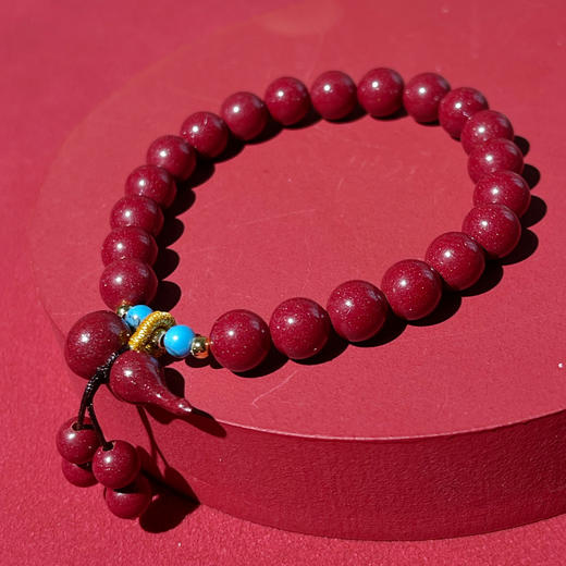 【2025朱砂】紫金葫芦朱砂手串8mm 商品图2