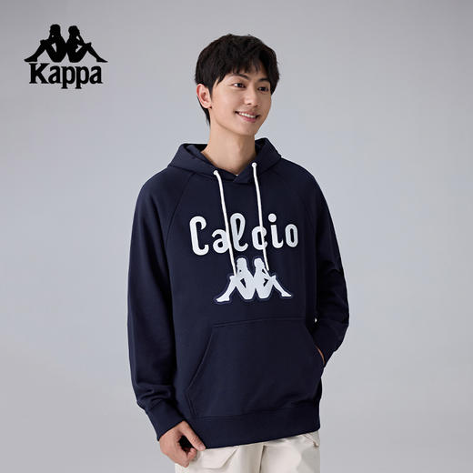 Kappa卡帕背靠背运动套头衫男2025新款宽松连帽针织卫衣休闲上衣K0F12MT01 商品图2