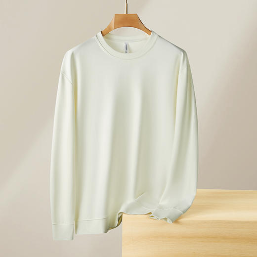 【新款DX】大依优型大码圆领卫衣长袖加肥加大休闲运动上衣男打底衫胖子男士 商品图7