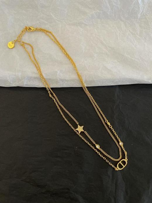 迪奥星星CD图案双层项链（XTY） 商品图8