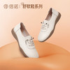 信诺中年女士百搭单鞋2025春季新款轻便软底妈妈鞋一脚蹬休闲皮鞋5C5336-5T 商品缩略图1