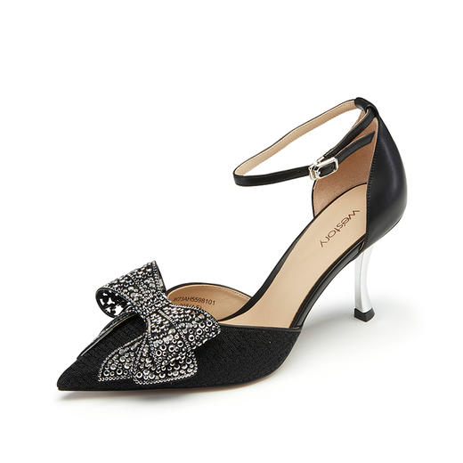 westory夏季新款女士高跟鞋女鞋空鞋细跟性感55981 商品图1