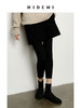 HIDEMI立体剪裁显瘦皮裙短裙半身裙巴恩风复古裙子 商品缩略图4