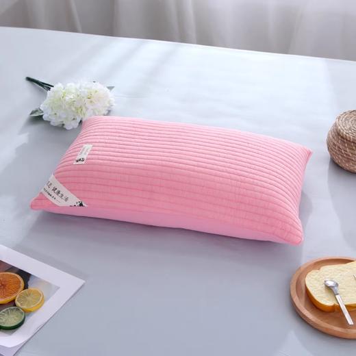 亲肤荞麦枕|砂洗全棉荞麦壳枕头|夹棉绗缝透气枕套|带拉链可拆洗 商品图6