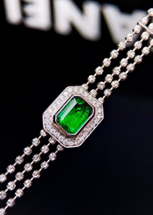 1ct刻面祖母绿手链 商品图1