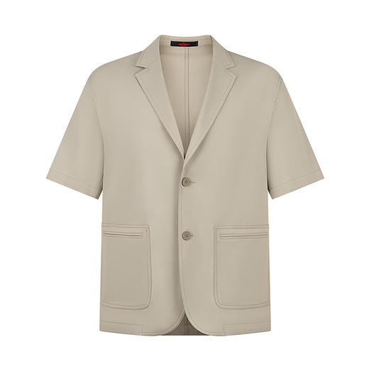 【谢震业同款】柒牌短袖西服男套装2025夏季新款时尚青年休闲西装两件套128C70200 商品图5