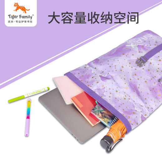 tigerfamily虎米 男女Tiger Max 卷盖背包双肩包大容量背包初中生书包时尚户外运动旅行包 商品图3