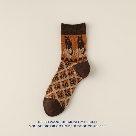 2025春季新款民族风无骨短筒袜 商品图7