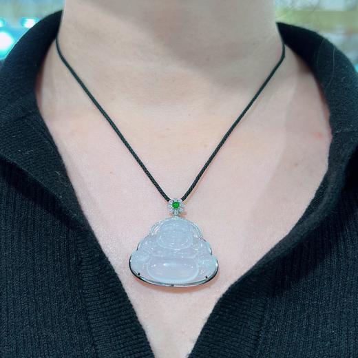 佛公翡翠吊坠 商品图4