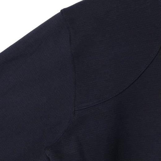 T2170早春新款时尚个性韩版纯色V领分割线长袖T恤简约潮流百搭套头上衣 商品图3