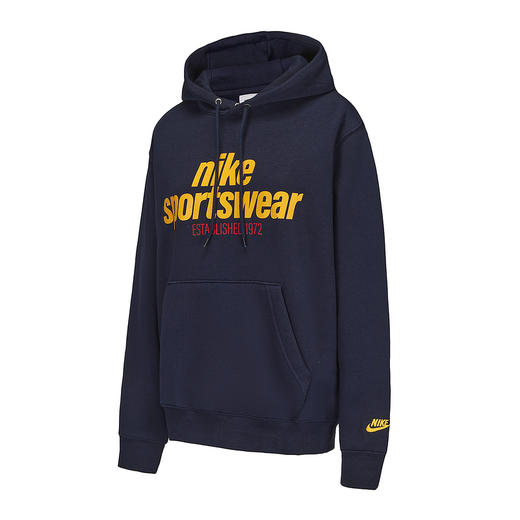 耐克Nike2025春 Club 男子加绒套头简约休闲针织连帽衫HJ2160-451 商品图2