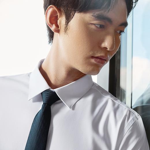 【瞬间凉感】柒牌长袖衬衫男士2025春季新款商务休闲翻领防晒衬衣128A70590 商品图3