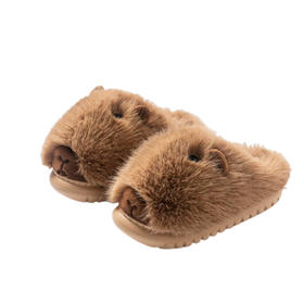 Safiya/索菲娅卡皮巴拉毛绒拖鞋SF44110003