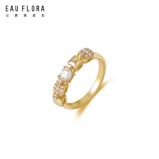 【极光】几何造型闪锆戒指 商品图1