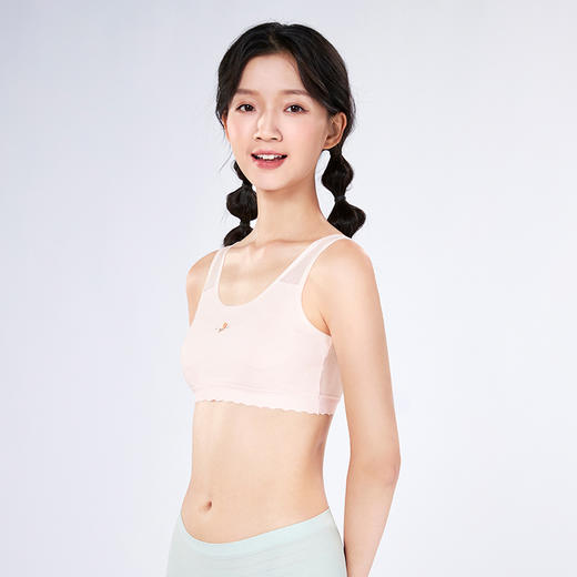 都市丽人内衣超薄棉少女优选一阶无钢圈少女文胸BBH2Q2 商品图2