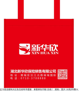 新华欣环保手提袋（50个）