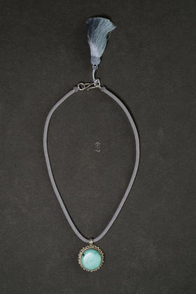 绿松石绳编项链