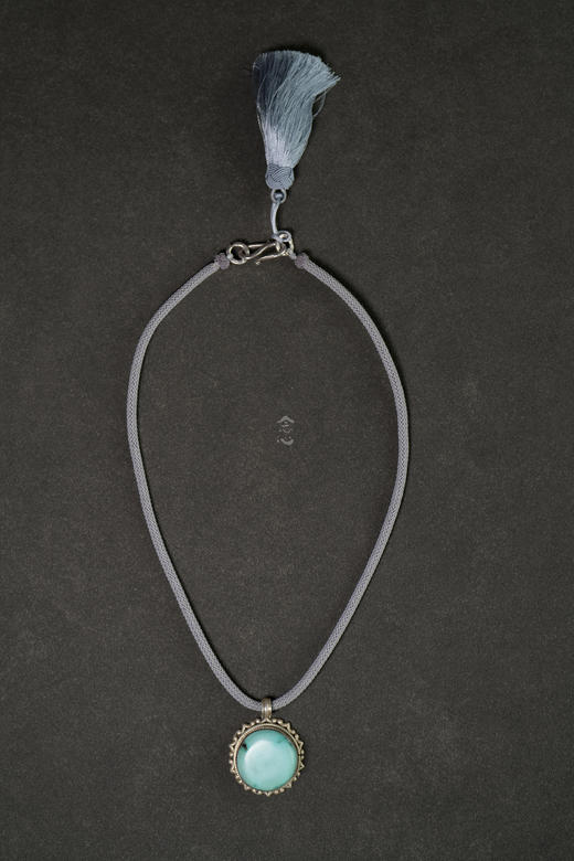 绿松石绳编项链 商品图0