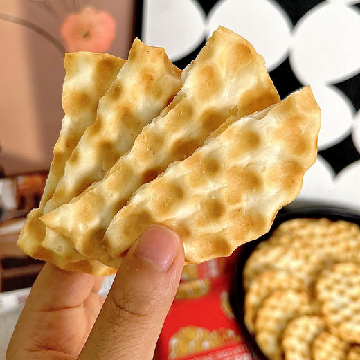 【礼盒装】红谷林麦香大石子饼 非油炸 石烤饼干 独立包装 过年送礼必备 1080g/箱 商品图9