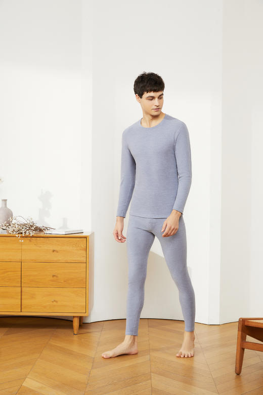 【79元限时秒杀】【秀黛】女款/男款温芯绒圆领套装/男/女款秋衣秋裤【280g左右】H3661055T/H3660039T【门店同款】【如遇缺货自动退款，介意勿拍】 商品图2